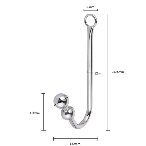 Elegant Beaded Anal and Hook Cuffs 5334 Collar with 0223